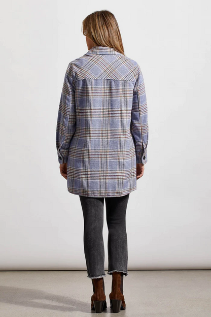 Long Plaid Shacket