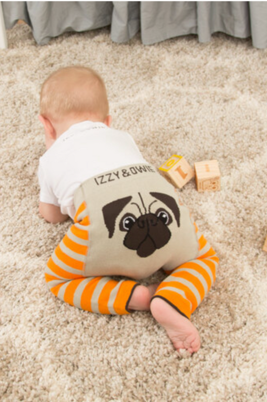 Pug Stripe Leggings