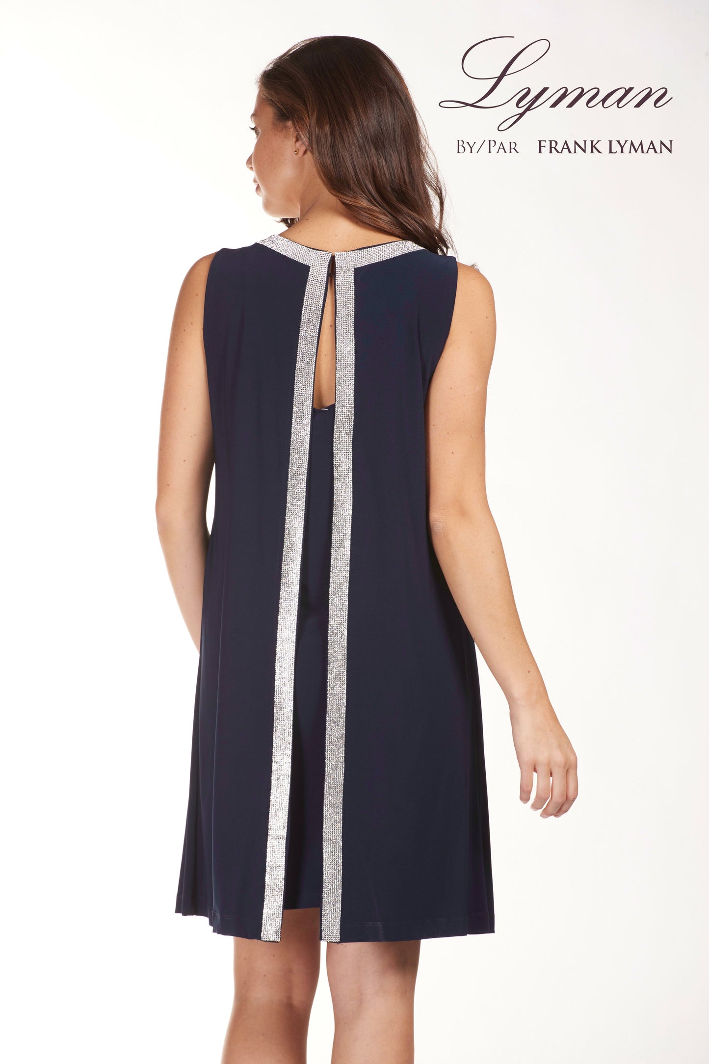 Midnight Rhinestone Dress
