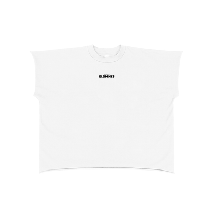 ESSNTIAL ELEMNTS Unisex Raw Edge Boxy Non-Shrink Tee