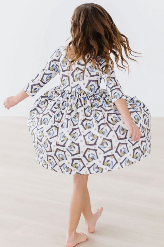 Nativity Pocket Twirl Dress
