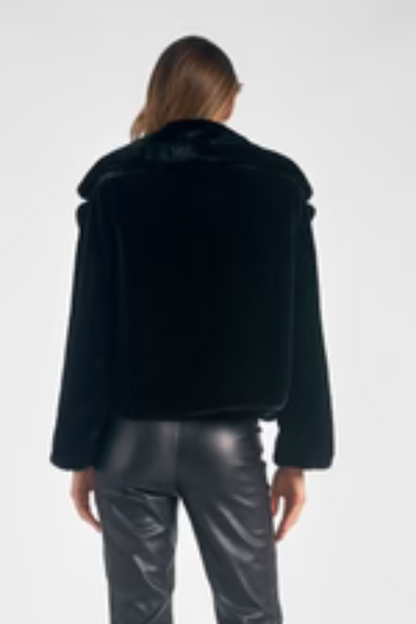 Cropped Fur Coat