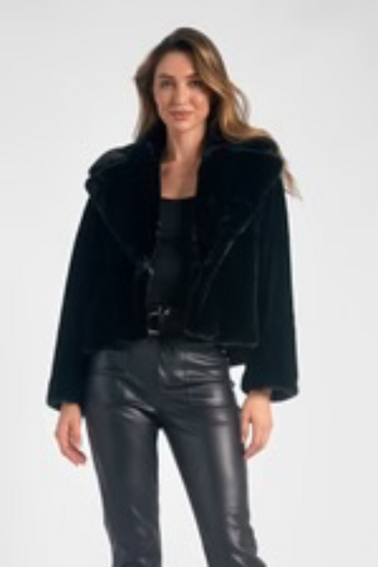 Cropped Fur Coat