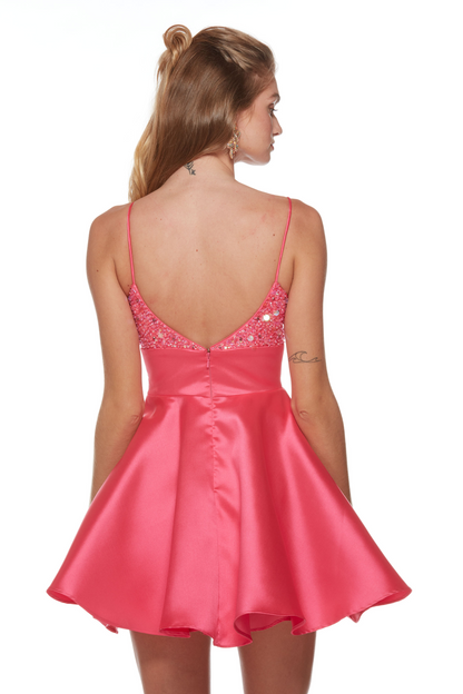 Jeweled Top Cocktail Dress