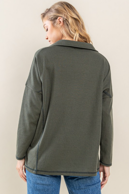 Oversized Thermal Pullover