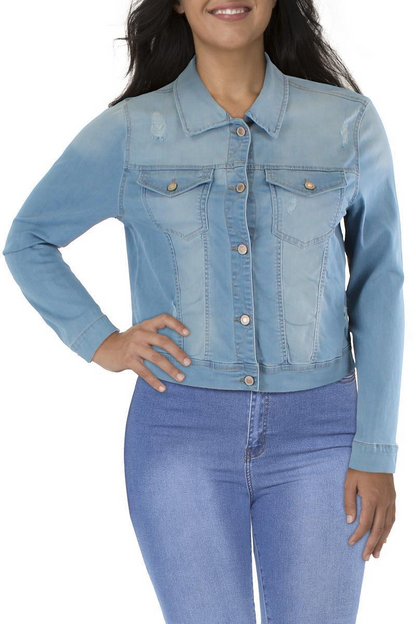 Wax jean jacket