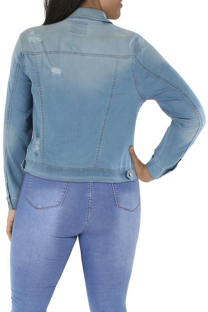Wax jean jacket