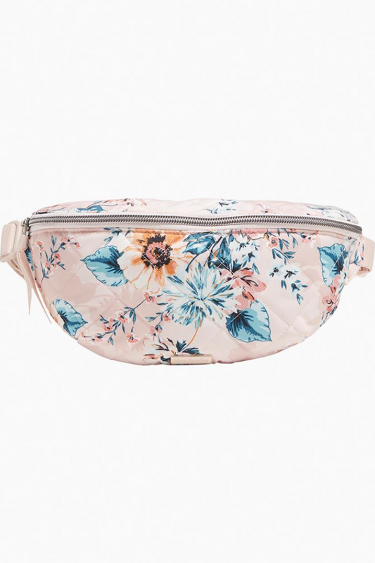 Peach Blossom Bouquet Belt Bag