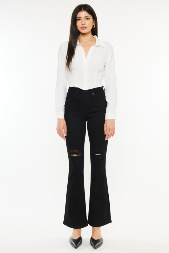 High Rise Flare Jeans