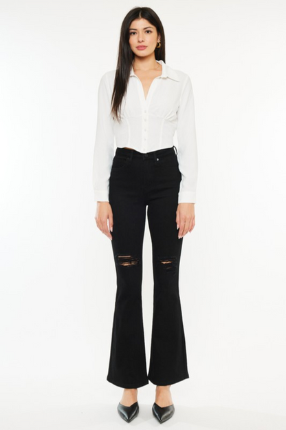 High Rise Flare Jeans