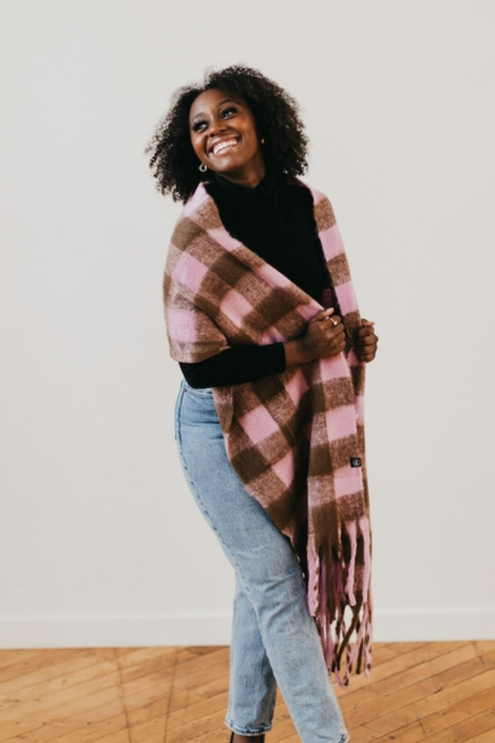 Chunky Checkered Scarf