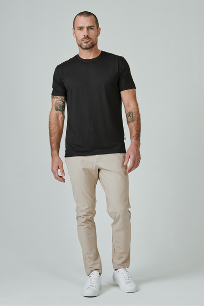 Core Crew Drop Cut Tee - Black