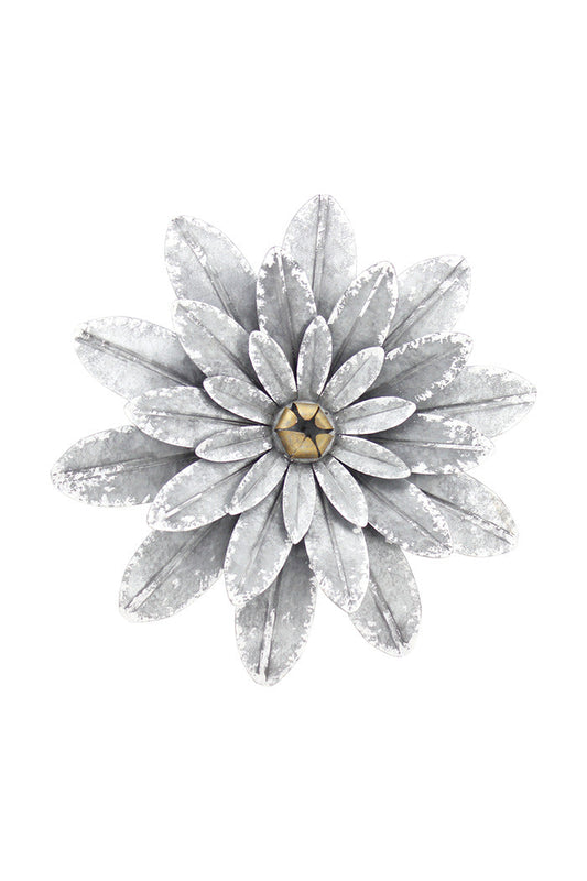Medium Galvanized Flower