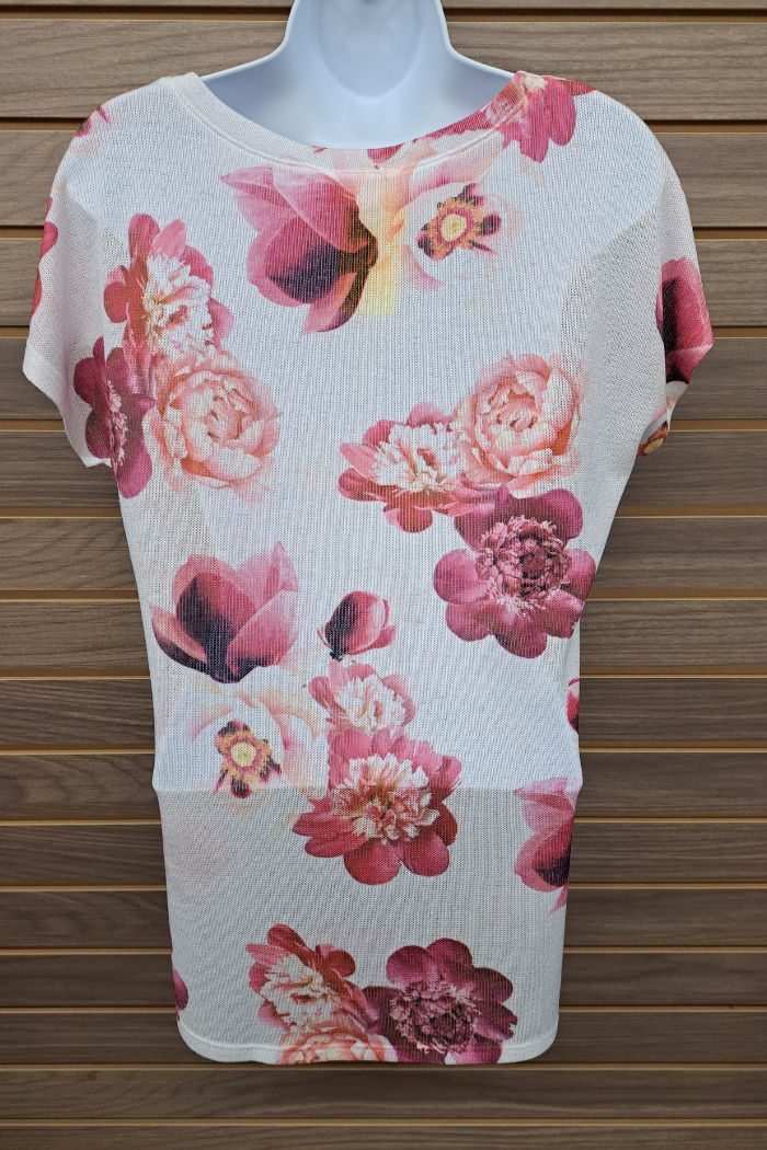 Light floral short sleeve