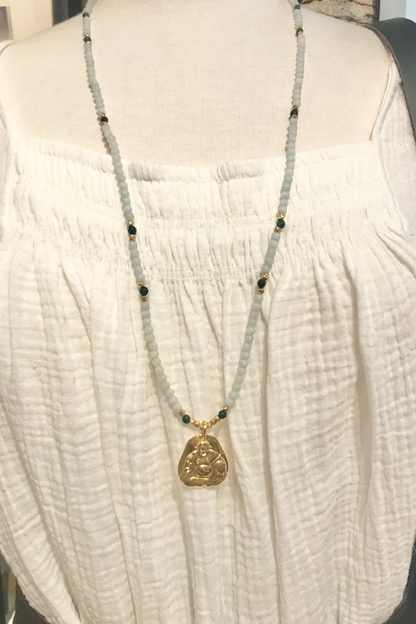 Buddha White Shell Necklace
