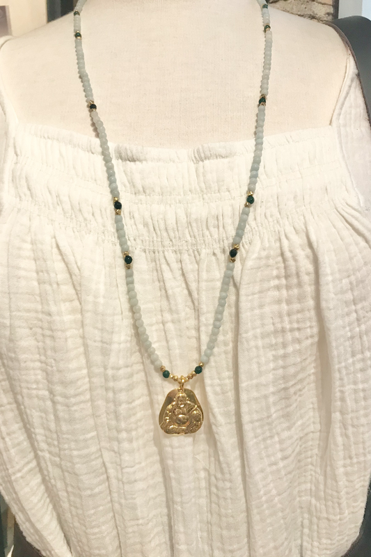 Buddha White Shell Necklace