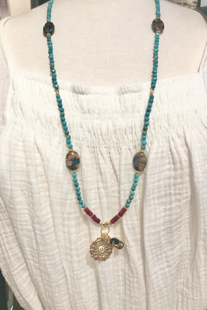 Moon Medallion Necklace