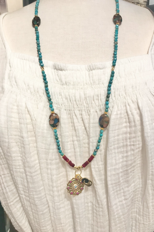 Moon Medallion Necklace
