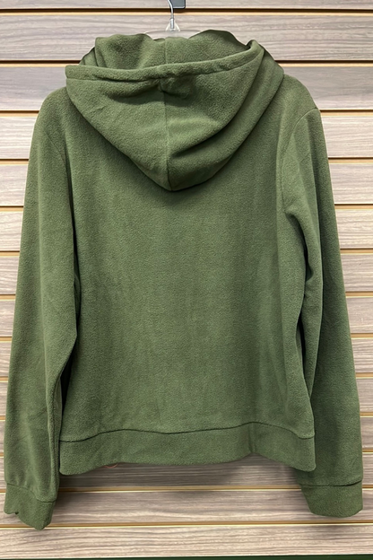 Plus Green Zip Up Sweater