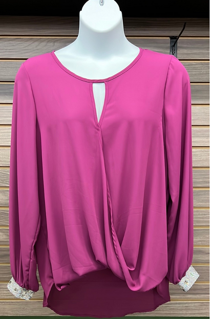 Plus Long Sleeve with Sequins