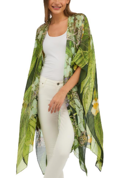 Viscose/Modal Long Kimono
