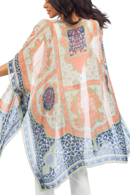 Viscose/Modal Long Kimono