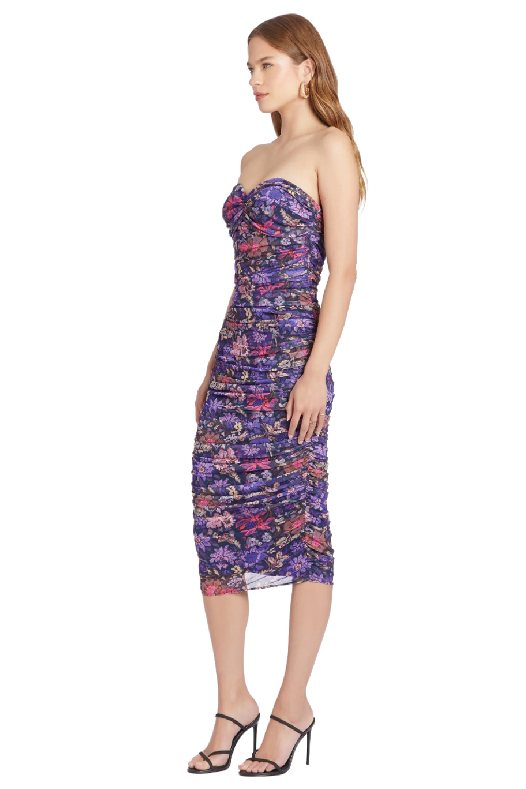 Lopez Dress in Printed Mesh