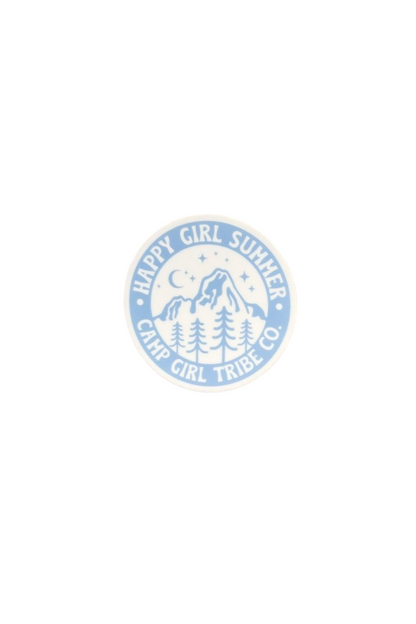 Happy Girl Summer Sticker