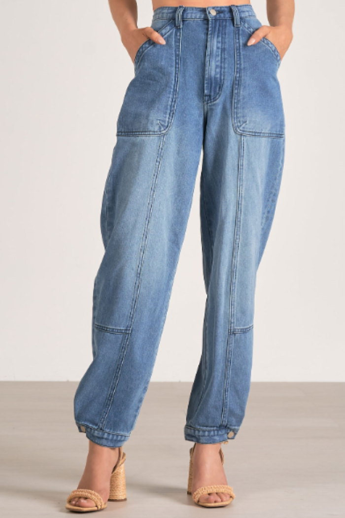 DENIM JOGGERS