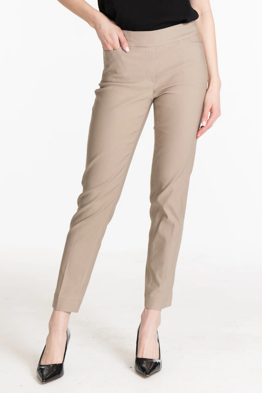 PULL-ON ANKLE PANT WITH REAL FRONT AND BACK POCKETS