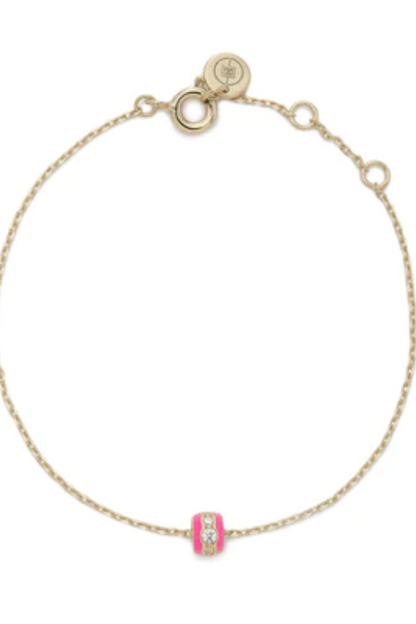 HEART SHAPED MOP PENDANT WITH CZ CENTER STONE BRACELET