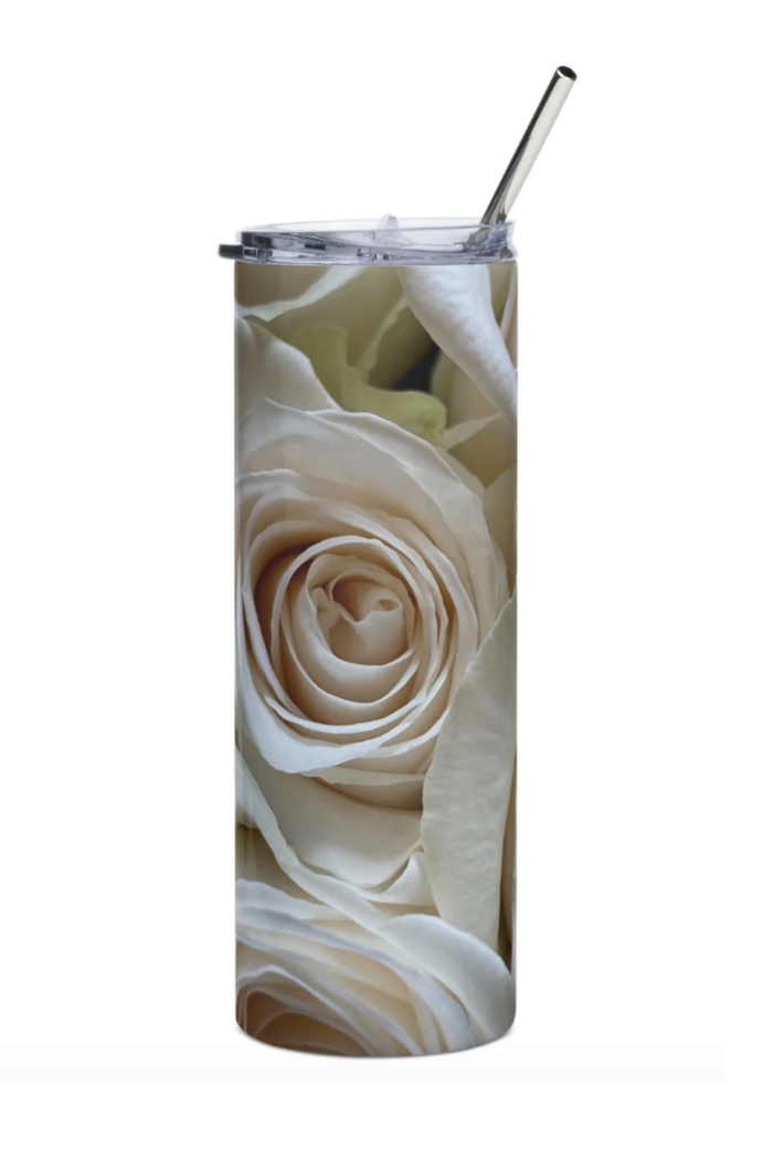 MICHAEL LEBLANC STAINLESS STEEL TUMBLER