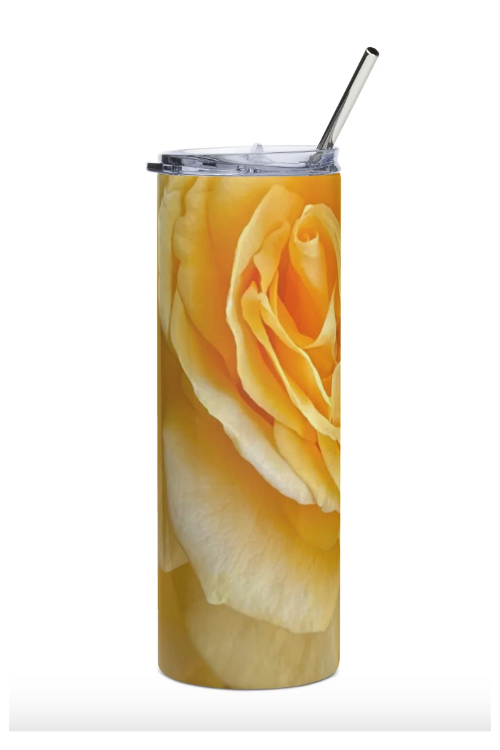 MICHAEL LEBLANC STAINLESS STEEL TUMBLER