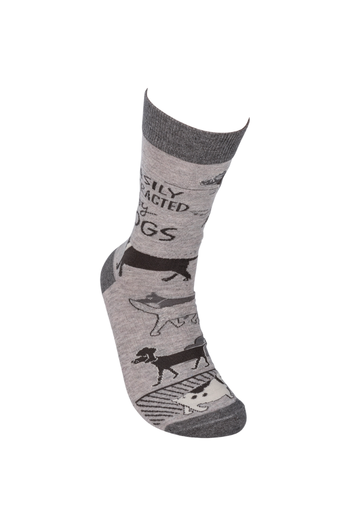 Easily Distracted By Dogs Socks