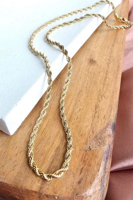 Luxe Gold Rope Chain 18" Inch