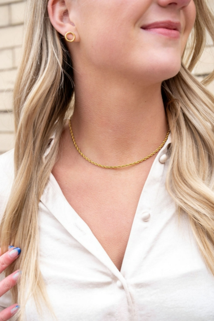 Luxe Gold Rope Chain 18" Inch