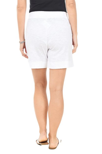 Pull On Slub Knit Short
