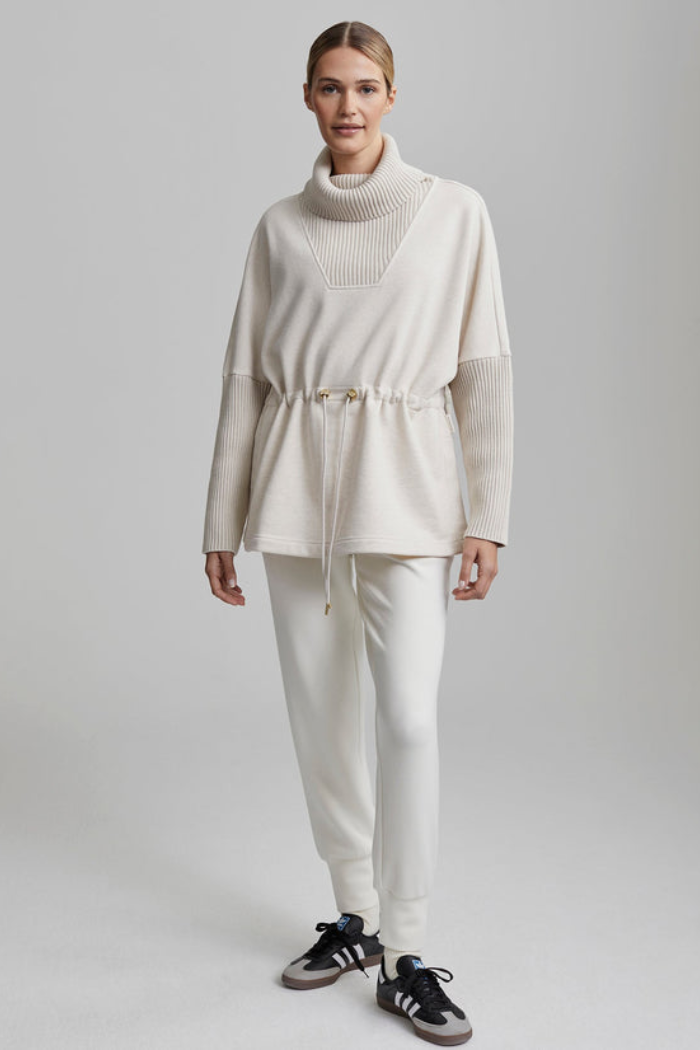 Cavello Longline Sweat- Birch Marl
