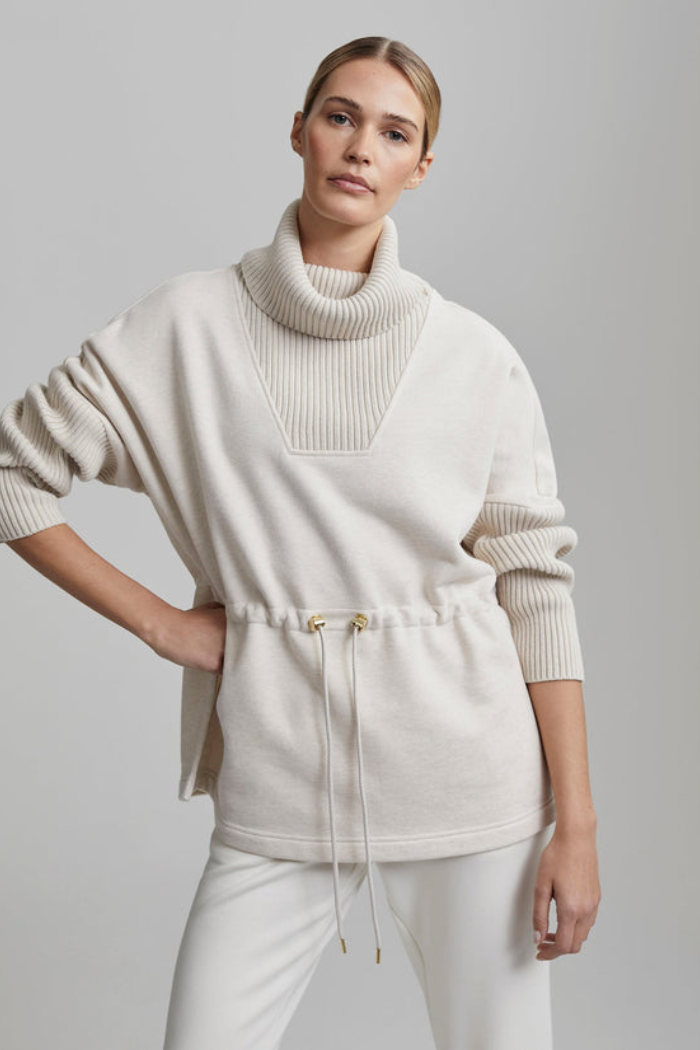 Cavello Longline Sweat- Birch Marl