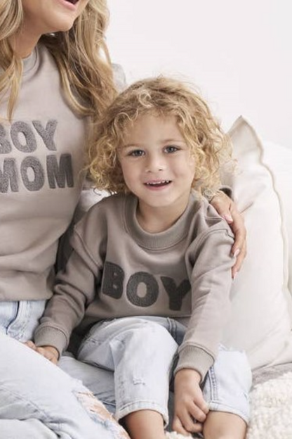 Chenille Cotton Sweatshirt - Boy