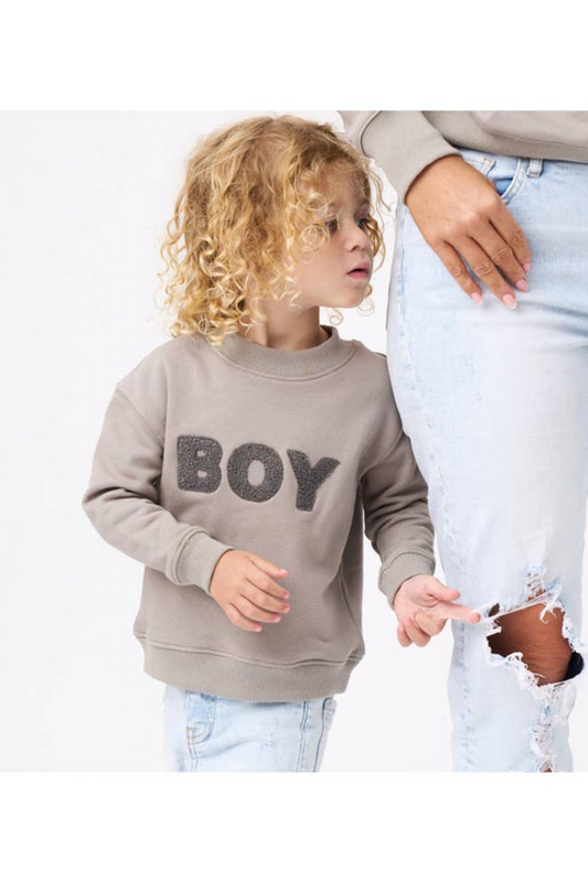 Chenille Cotton Sweatshirt - Boy