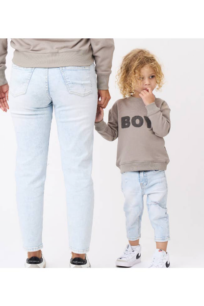 Chenille Cotton Sweatshirt - Boy