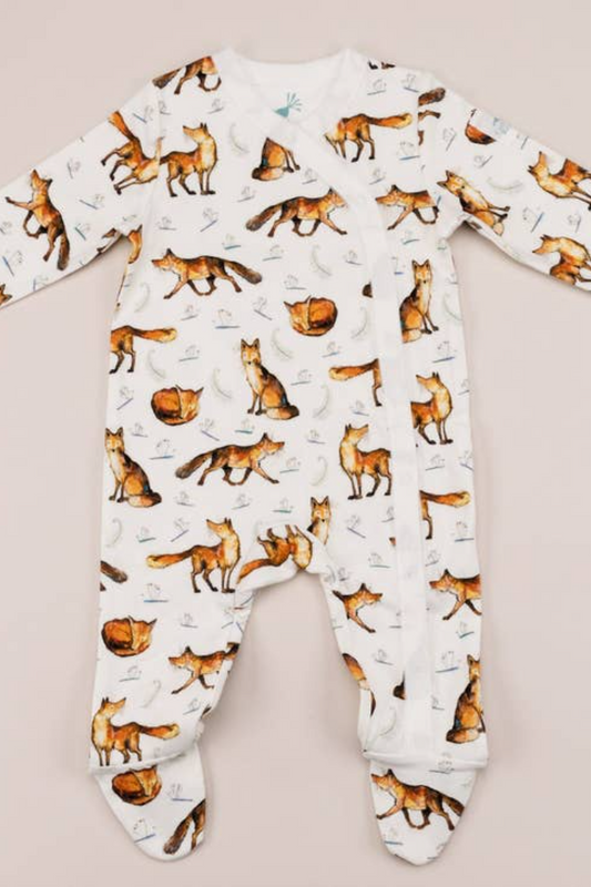 Dexter Fox Print Babygrow