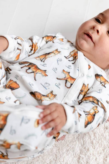 Dexter Fox Print Babygrow