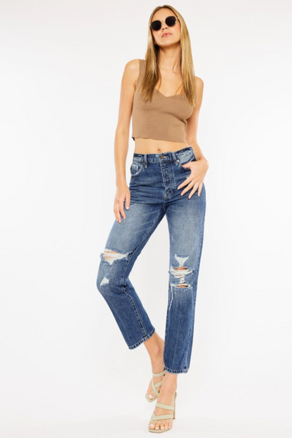 High Rise 90s Boyfriend Jeans