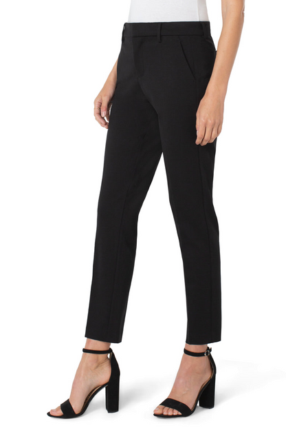 Kelsey Knit Trouser Super Stretch Ponte LONG - Black