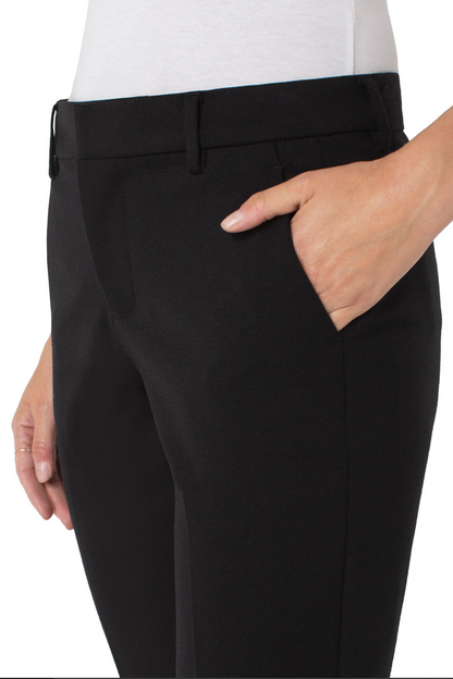 Kelsey Knit Trouser Super Stretch Ponte LONG - Black