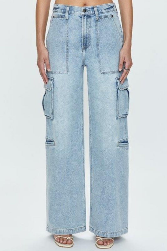 Milo Workwear High-rise Wide Leg- Riviera