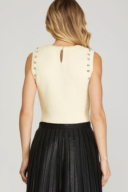 Still Bejeweled Top