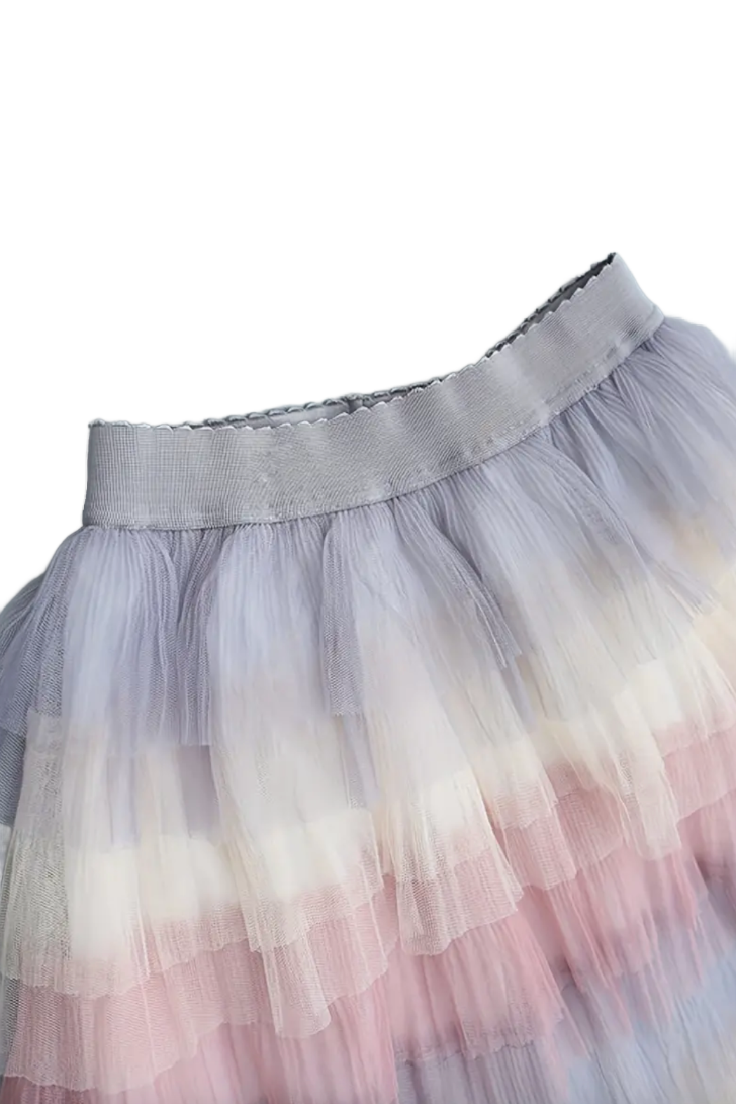 Girl's Colorful Mesh Skirt